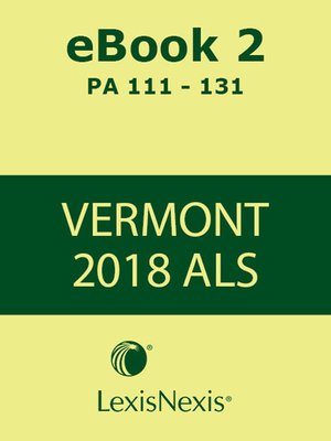 cover image of Vermont Advance Legislative Service
